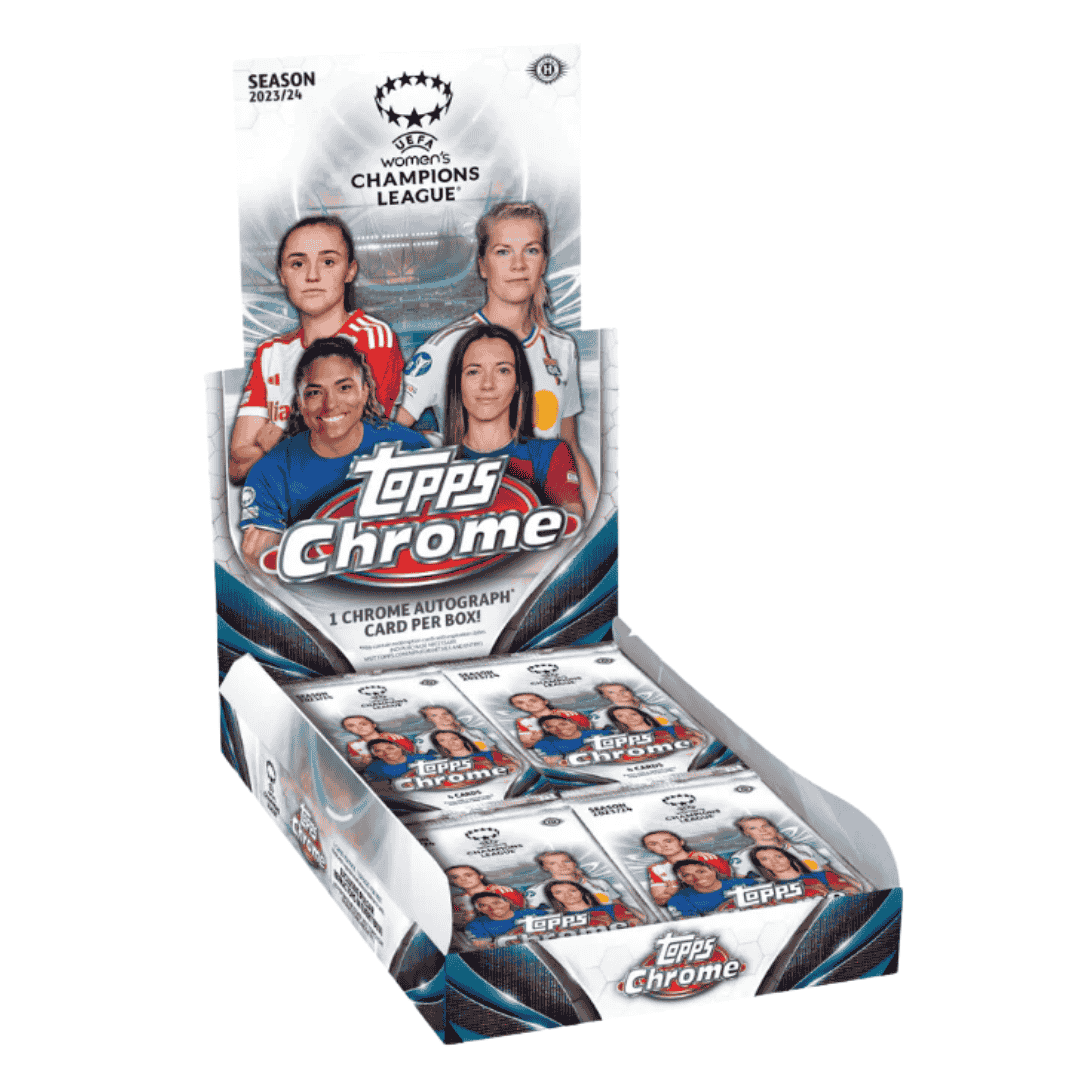 2023-24 Topps UEFA Women's Champions League Chrome Soccer Hobby Box