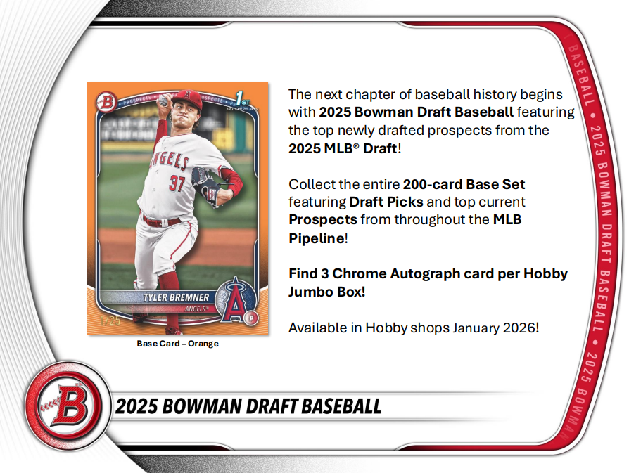 2025 Bowman Draft Baseball Super Jumbo Pack