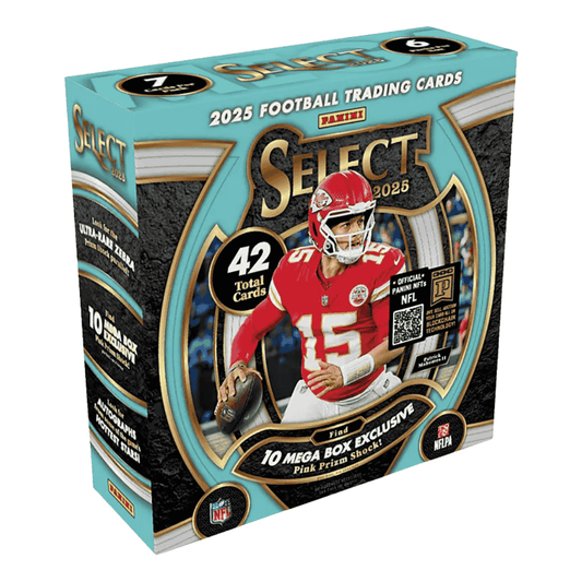 2025 Panini Select Football Mega Box (Pink Prizm Shock Parallels!)