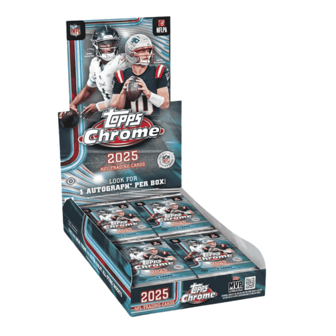 2025 Topps Chrome Football Hobby Box