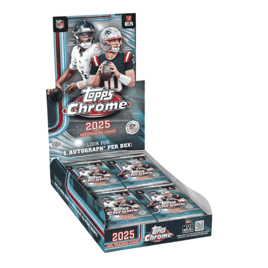 2025 Topps Chrome Football Hobby Box