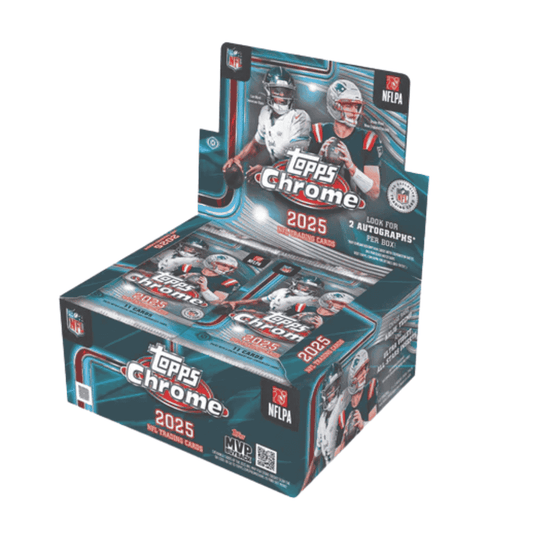 2025 Topps Chrome Football Hobby Jumbo Box