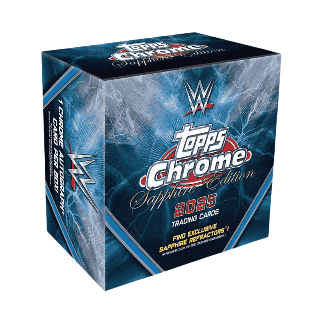 2025 Topps Chrome WWE Sapphire Edition Box